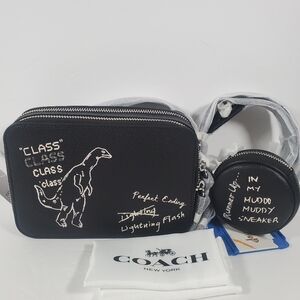 SOLD NWT Coach Charter Crossbody Bag 19 With Sketch Print